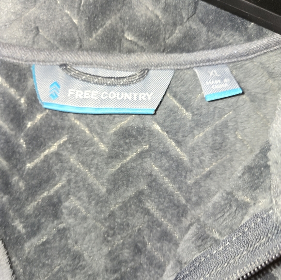 Women’s FREE COUNTRY XL plush jacketBraided Butter Design Like New - Picture 2 of 11